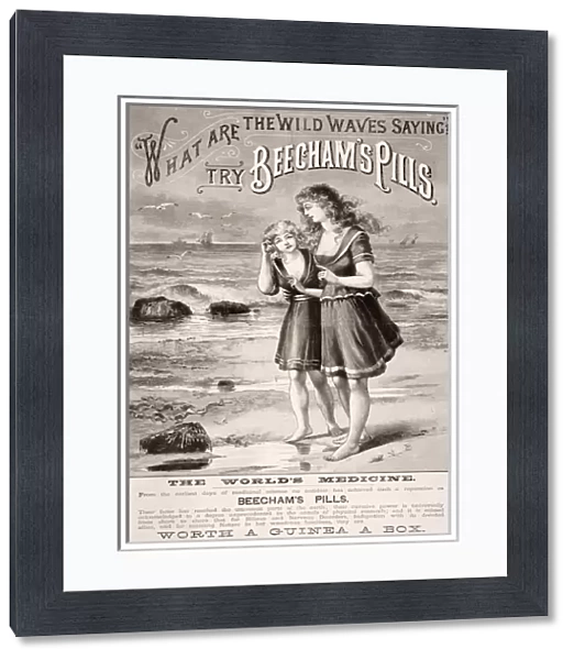 Advertisement for Beechams Pills, 1887 (litho)