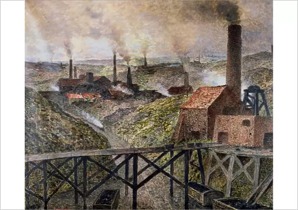 In the Black Country, 1890 (oil on canvas)