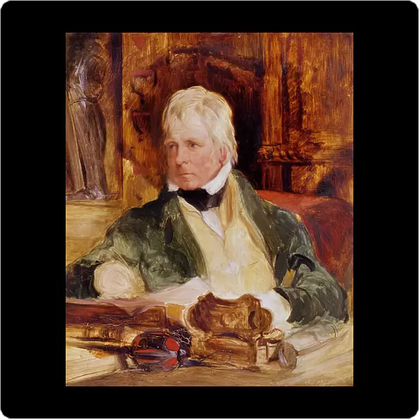 Portrait of Sir Walter Scott, c. 1824 (oil on panel)