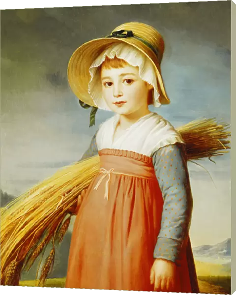 The Little Gleaner, 1824 (oil on canvas)