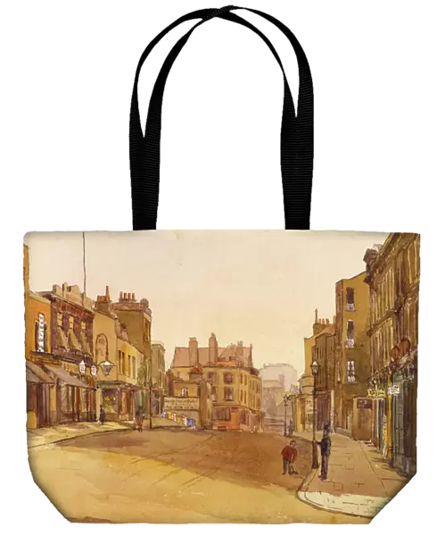 Kensington Church Street, 1892 (w  /  c on paper)