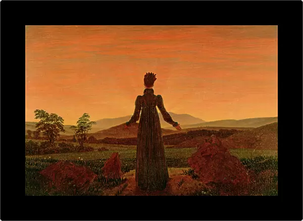 Woman at dawn