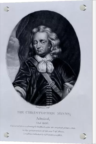 Portrait of Sir Christopher Minns, from Characters Illustrious in British History