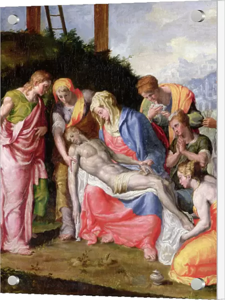 Pieta (oil on canvas)
