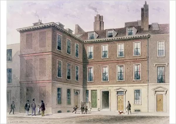 Judge Jeffreys House, 1853 (w  /  c on paper)
