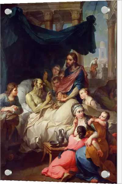 Death of Tobiass Father, 1733 (oil on canvas)
