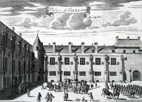 Palace of Falkland, from Theatrum Scotiae by John Slezer, published 1693