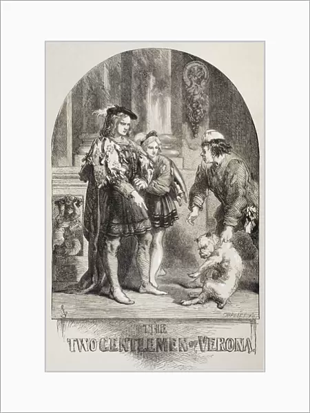 Illustration for The Two Gentlemen of Verona, from The Illustrated Library Shakespeare