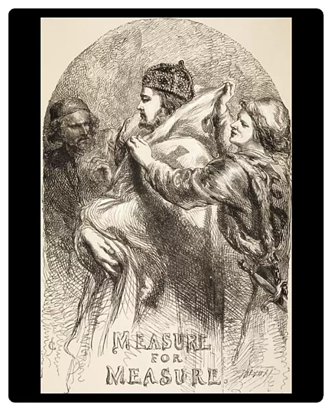 Illustration for Measure for Measure, from The Illustrated Library Shakespeare