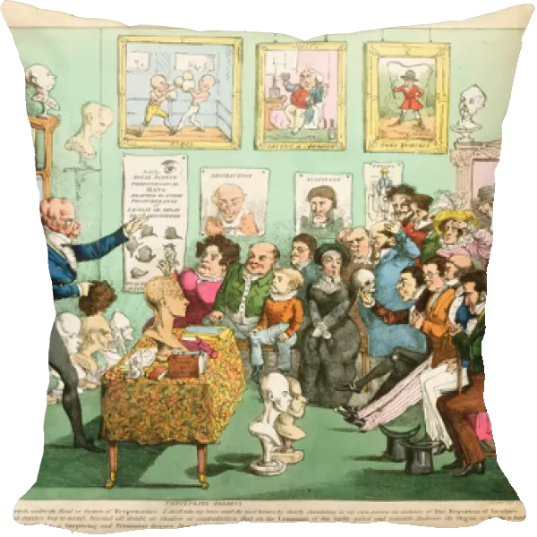 Calves Heads and Brains; or a Phrenological Lecture, 1826 (colour etching)