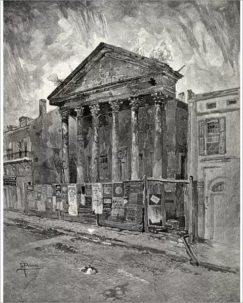 The Old Bank in Toulouse Street, New Orleans, from The Century Illustrated Monthly