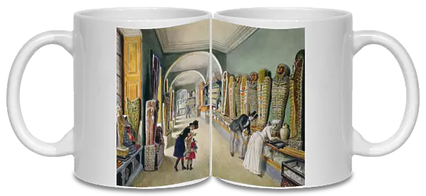 The Corridor and the last Cabinet of the Egyptian Collection in the Ambraser Collection