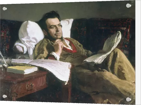 Portrait of Mikhail Glinka at the time of his composition of the opera Ruslan