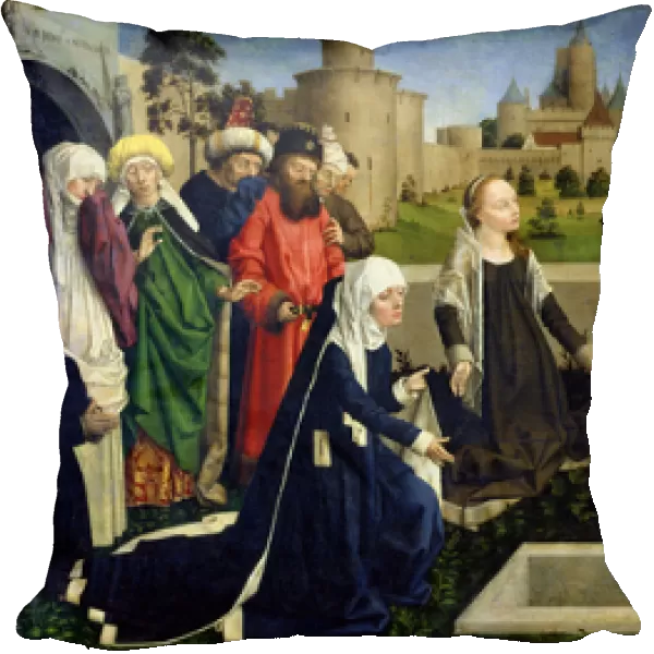 The Raising of Lazarus (oil on panel)