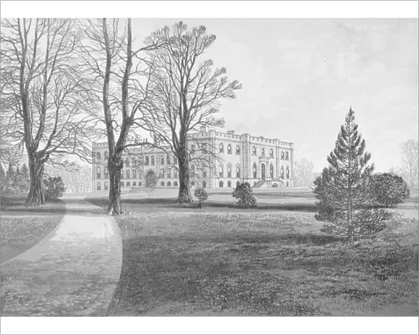 Kimbolton Castle, 1880 (litho)