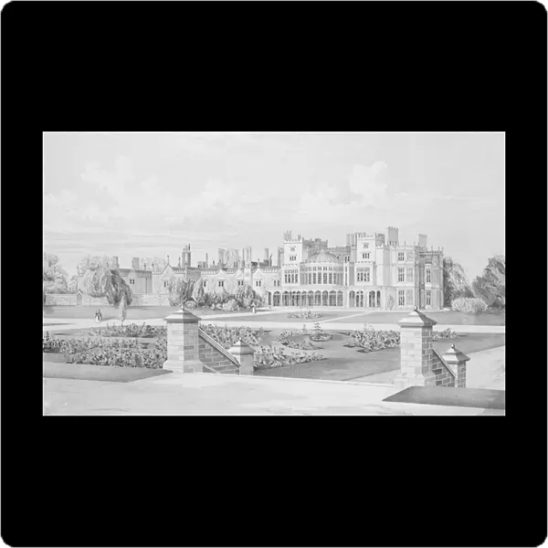 Brampton Park, Huntingdonshire, 1852 (litho)