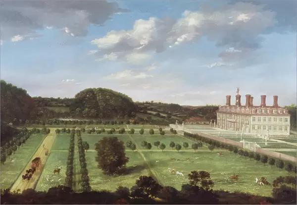 A View of Bayhall, Pembury, Kent, c. 1675 (oil on canvas)