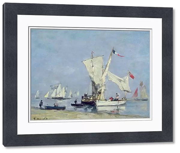 Sailing Boats, c. 1869 (oil on panel)