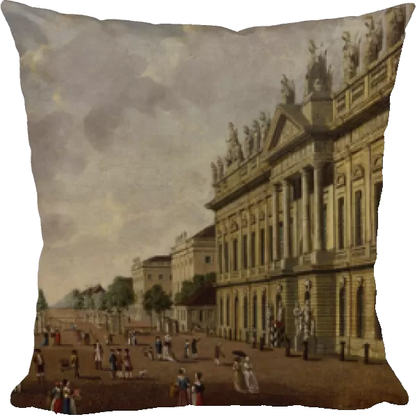 View of the armory and Unter den Linden Street, 1786 (oil on canvas)
