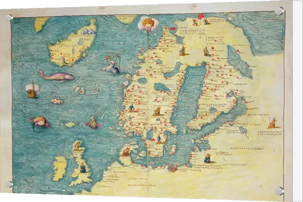 Northern Europe, from an Atlas of the World in 33 maps, Venice, 1st September 1553