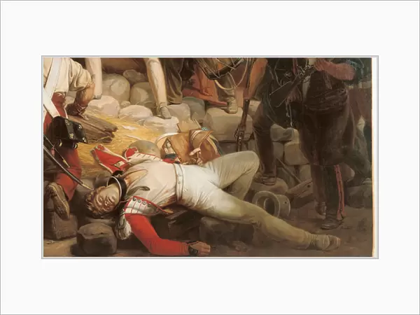 Fighting at the Hotel de Ville, 28th July 1830, 1833 (oil on canvas) (detail of 39427)