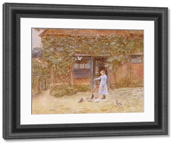 A cottage at Shere, c. 1875 (w  /  c on paper)