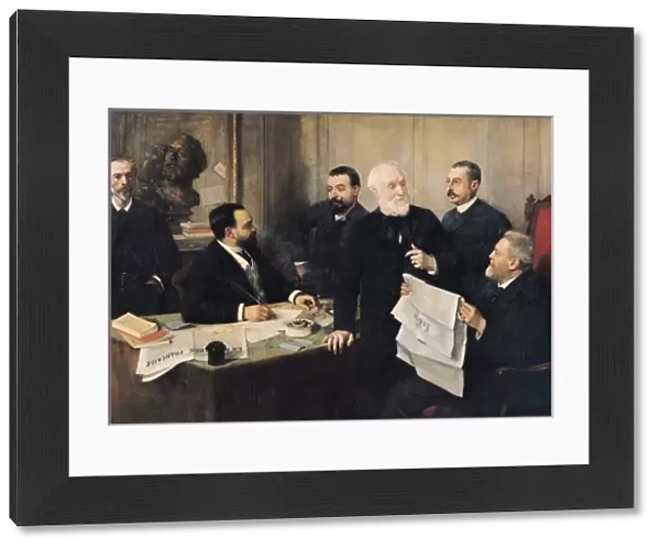 The Board of Directors of La Republique Francaise, 1890 (oil on canvas)