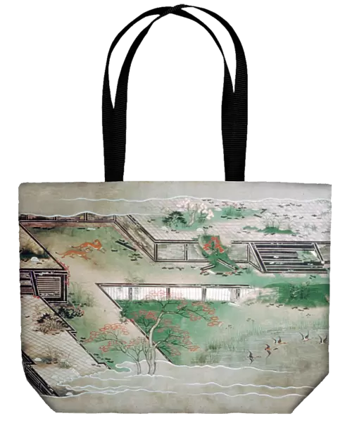 Hsun Ch ing (320-235 BC) makes a pilgrimage (Heian and Kamakura painted handscroll)