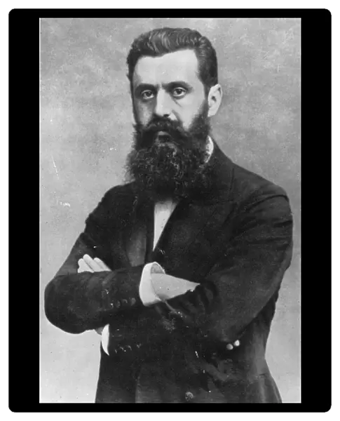 Theodor Herzl, 1903 (b  /  w photo)