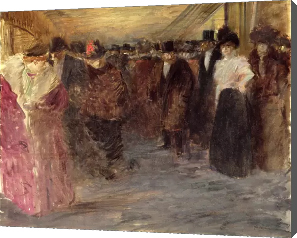 The Music Hall, c. 1890 (oil on canvas)