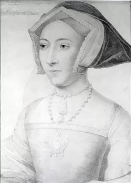 Jane Seymour, c. 1536 (chalk, pen & ink)