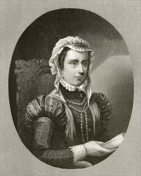 Margaret, Duchess of Parma, from History of the Reign of Philip II, published in 1855