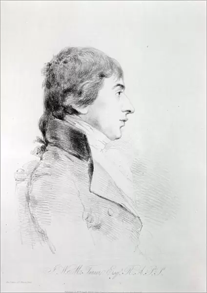 Joseph Mallord William Turner R. A, engraved by William Daniell, 1827 (etching)