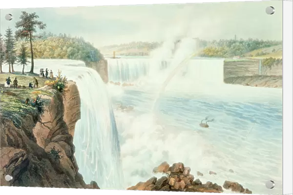 Niagra Falls (colour litho)