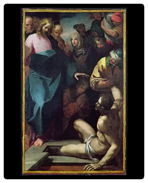 The Resurrection of Lazarus (oil on canvas)