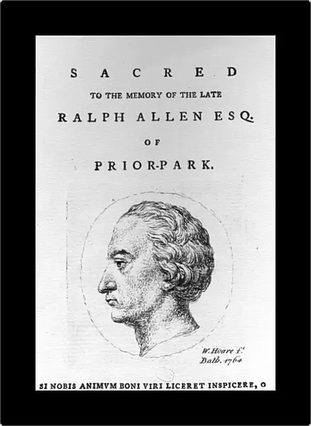 Ralph Allen, 1764 (engraving)