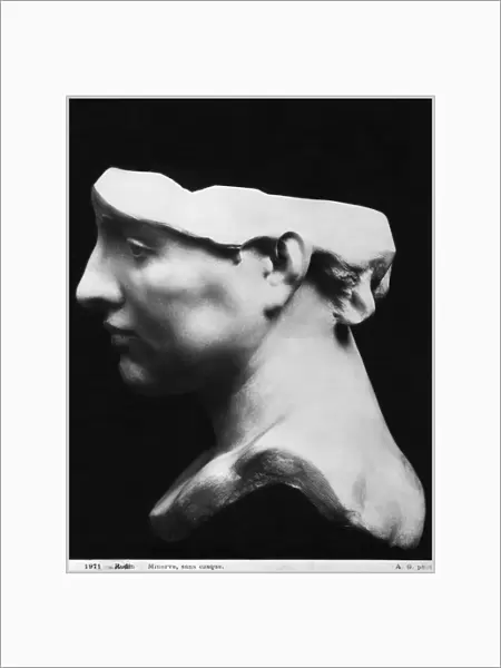 Minerva without helmet, 1896 (marble) (see also 414549)