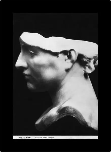 Minerva without helmet, 1896 (marble) (see also 414549)