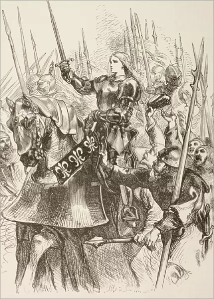 Joan of Arc, 1890 (litho)