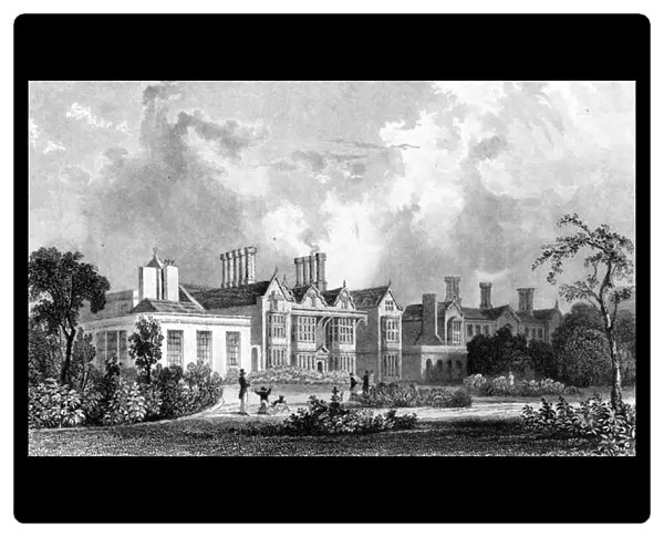 Easton Lodge, Near Dunmow, Essex, engraved by Henry Adland, 1832 (engraving)
