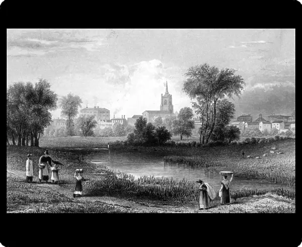 Chelmsford, Essex, engraved by John Rogers, 1831 (engraving)