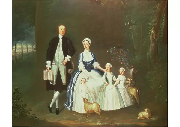 Baptist Noel, 4th Earl of Gainsborough and His Wife, Elizabeth, with their Children