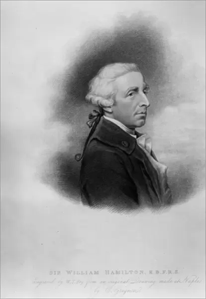Sir William Hamilton, engraved by William Thomas Fry, 1817 (engraving)