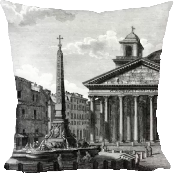 View of the Pantheon, Rome, c. 1810 (engraving)
