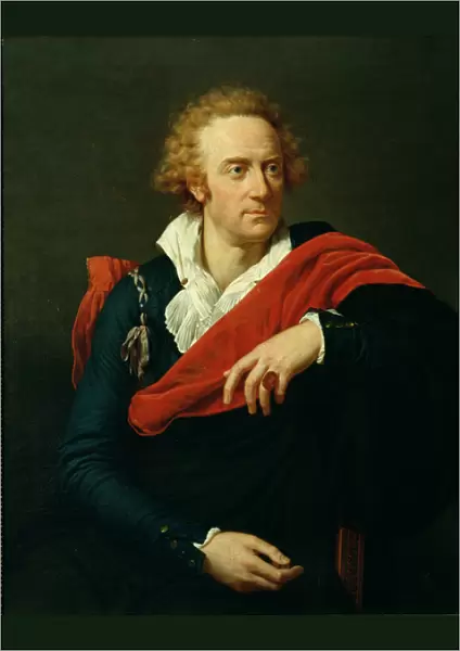 Portrait of Vittorio Alfieri (1749-1803) (oil on canvas)