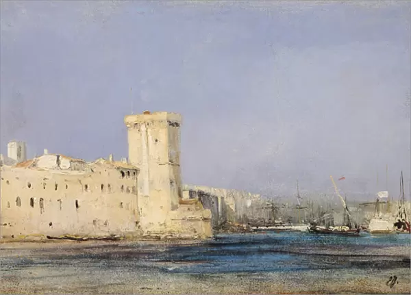 Marine Fortress, 19th century (oil on canvas)