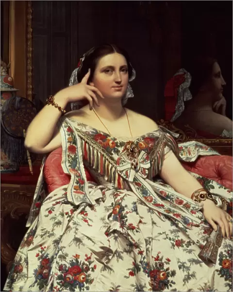 Madame Moitessier, 1856 (oil on canvas)