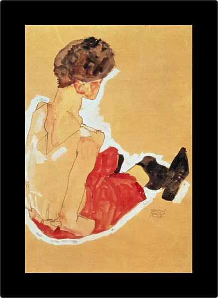 Seated Woman, 1911 (tempera)