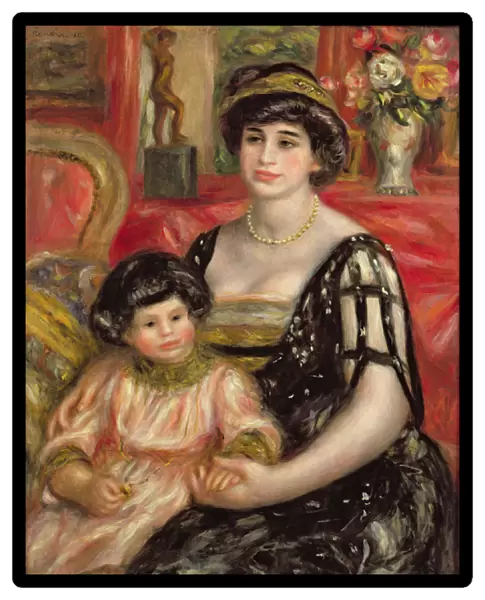 Madame Josse Bernheim-Jeune and her Son Henry, 1910 (oil on canvas)