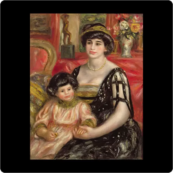 Madame Josse Bernheim-Jeune and her Son Henry, 1910 (oil on canvas)
